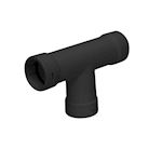 Acquaring Ø20mm PVC T-stuk - Zwart