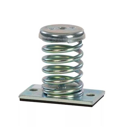 Trillingsdemper metalen veervoet M8 per stuk (25kg)