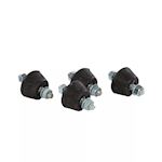 Trillingsdempers Conisch M8 per zakje 4st. (50kg)