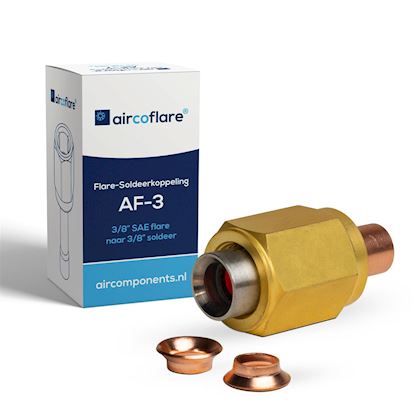 Aircoflare AF-3 Flare-Soldeerkoppeling 3/8