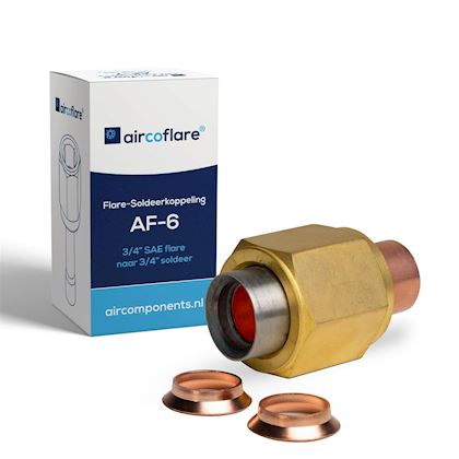 Aircoflare AF-6 Flare-Soldeerkoppeling 3/4