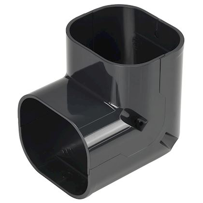 Inaba Denko SC-77-A lange stijgende bocht 90 gr - Antraciet