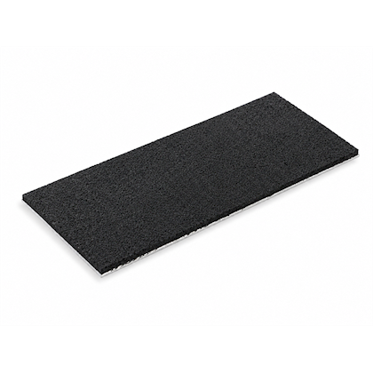 Premium rubberen opstelmat + Alu folie tbv PVC daken - 100cm
