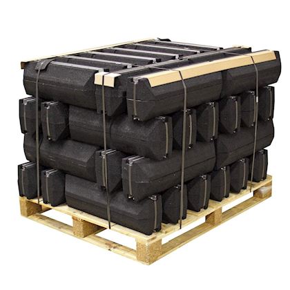 Premium opstelbalk - 100cm incl.bouten (pallet 30 sets)