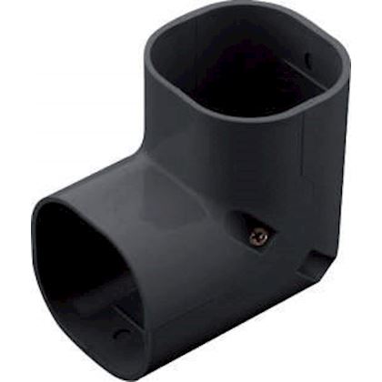 Inaba Denko SC-77-K lange stijgende bocht 90 gr - Zwart