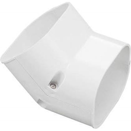 Inaba Denko SCF-77-W stijgende bocht 45 gr - Wit
