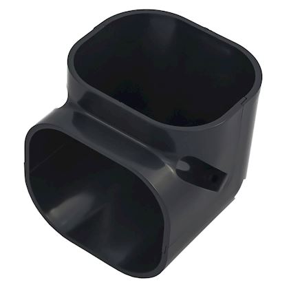 Inaba Denko SCM-77-A korte stijgende bocht 90 gr - Antraciet