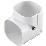 Inaba Denko SCM-77-W korte stijgende bocht 90 gr - Wit
