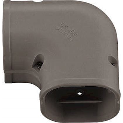 Inaba Denko SK-100-B lange vlakke bocht 90 gr - Bruin