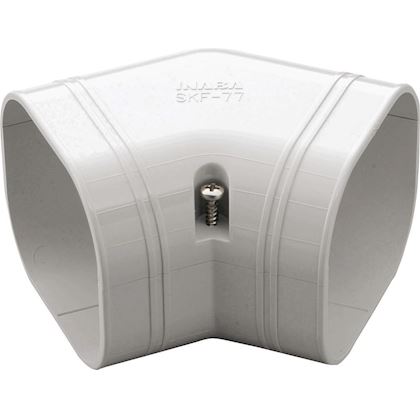 Inaba Denko SKF-77-W vlakke bocht 45 gr - Wit