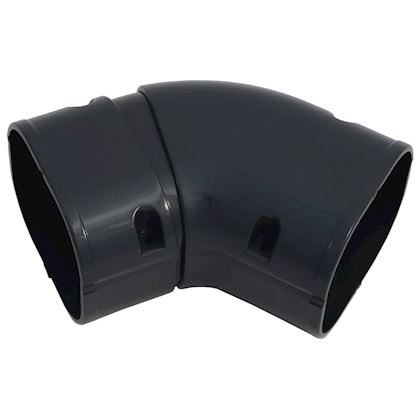 Inaba Denko SKS-77-A vlakke bocht vers. 45-90 gr - Antraciet
