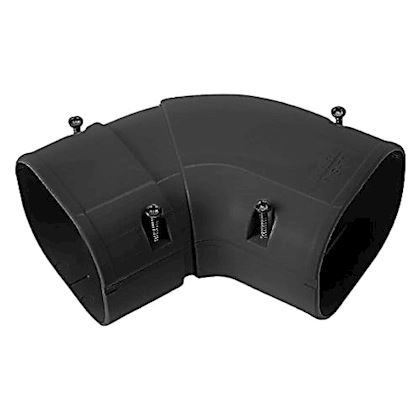Inaba Denko SKS-77-K vers. vlakke bocht 45-90 gr - Zwart