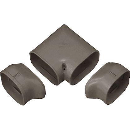 Inaba Denko SN-77-B gedraaide bocht 90 gr - Bruin