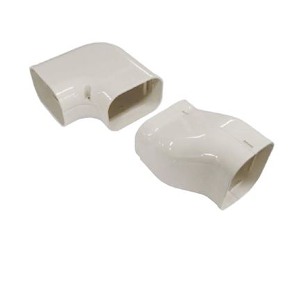 Inaba Denko SNA-100-W gedraaide bocht 90 gr (rechts) - Wit