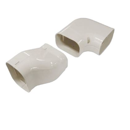 Inaba Denko SNB-100-W gedraaide bocht 90 gr (links) - Wit