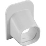 Inaba Denko SP-77-W wand-plafond eindstuk - Wit
