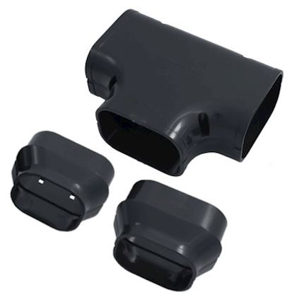Inaba Denko ST-77-A T-stuk - Antraciet