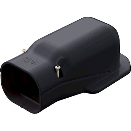 Inaba Denko SW-77-K muur afdekkap - Zwart