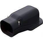 Inaba Denko SW-77-K muur afdekkap - Zwart