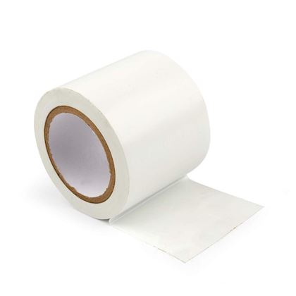 Universele PVC afwerk tape 50x10m, wit