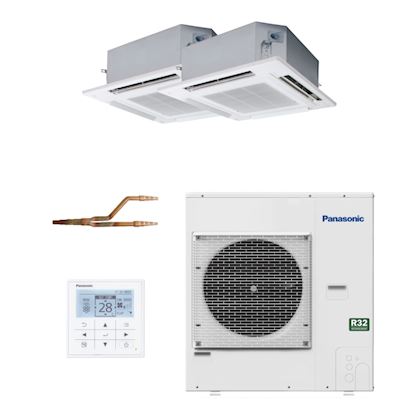 Panasonic Inverterunit 10,0 kW - Cassetteunit 90x90 Elite 2x 5,0 kW