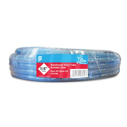 Universeel PVC condensslang versterkt 1/4x30m (6mm)